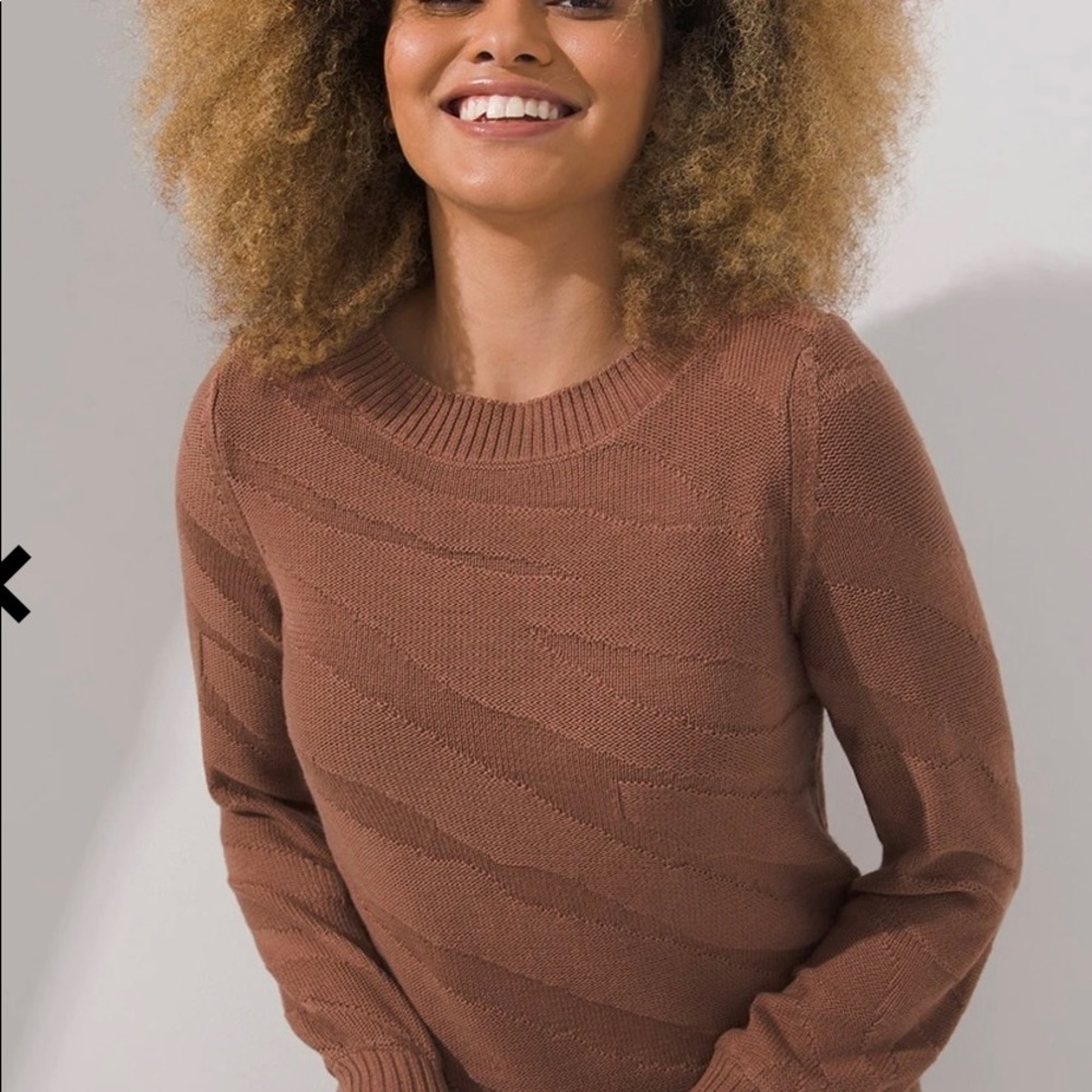 SOMA TIGER PULLOVER TUNIC BROWN NWT